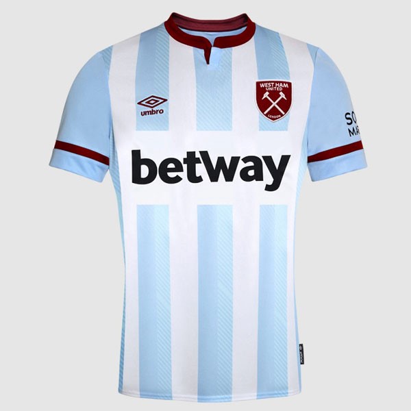 Tailandia Camiseta West Ham United Segunda Equipación 2021/2022